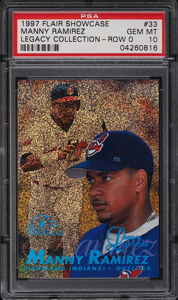 1999 Fleer Brilliants Gold Manny Ramirez /99 #28G PSA 8 NM-MT on