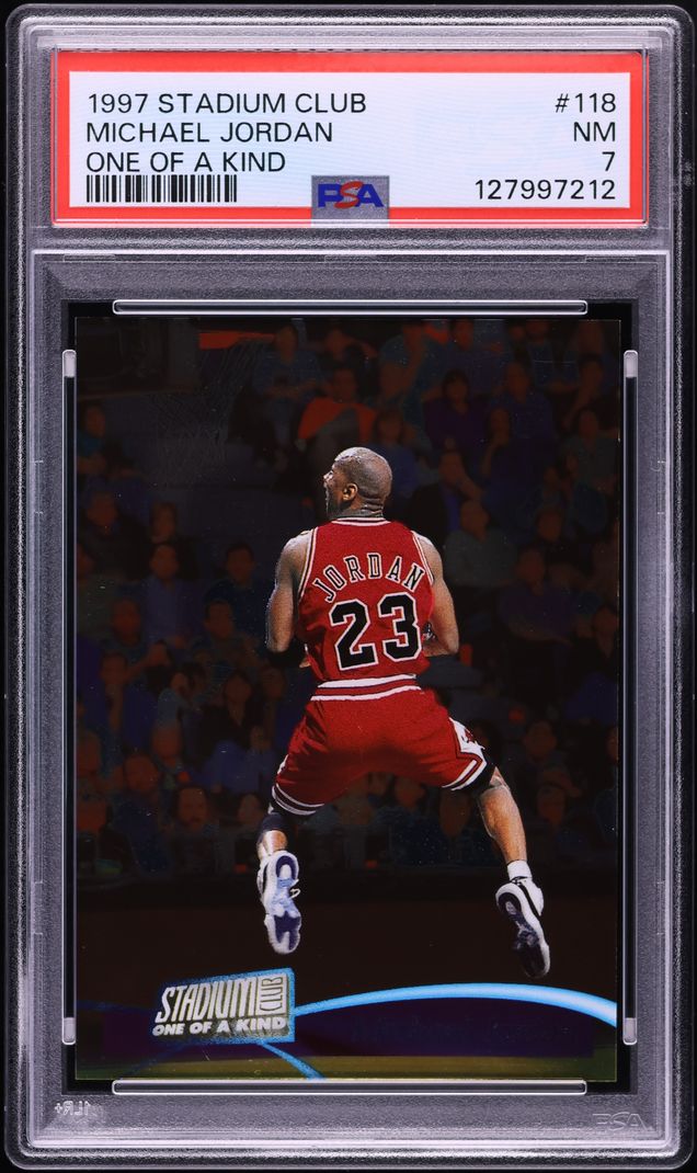 1997 Stadium Club One Of A Kind Michael Jordan /150 #118 PSA 7 NRMT