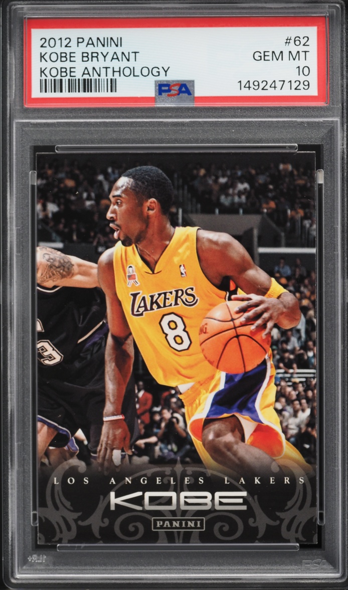 2012 Panini Kobe Anthology Kobe Bryant #62 PSA 10 GEM MINT