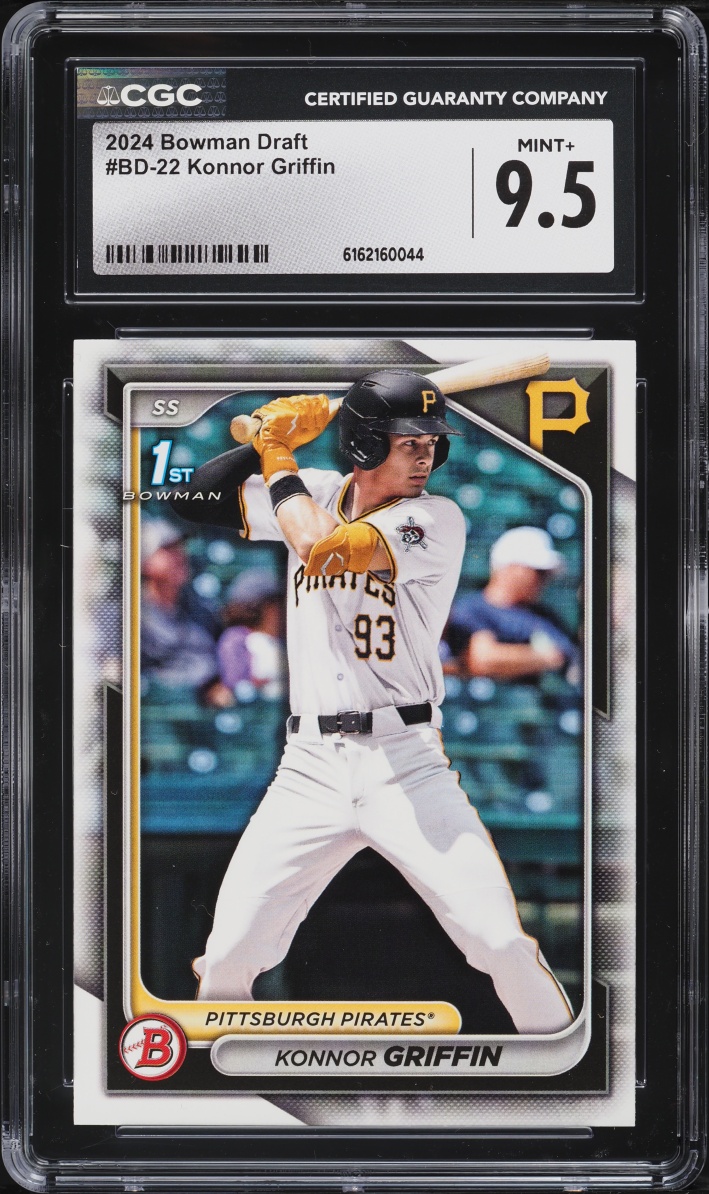 2024 Bowman Draft Konnor Griffin PROSPECT #BD-22 CGC 9.5 MINT+