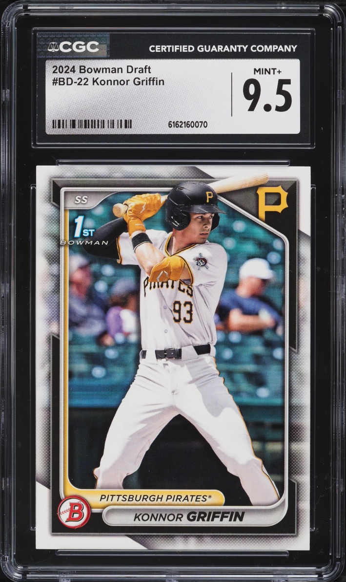 2024 Bowman Draft Konnor Griffin PROSPECT #BD-22 CGC 9.5 MINT+
