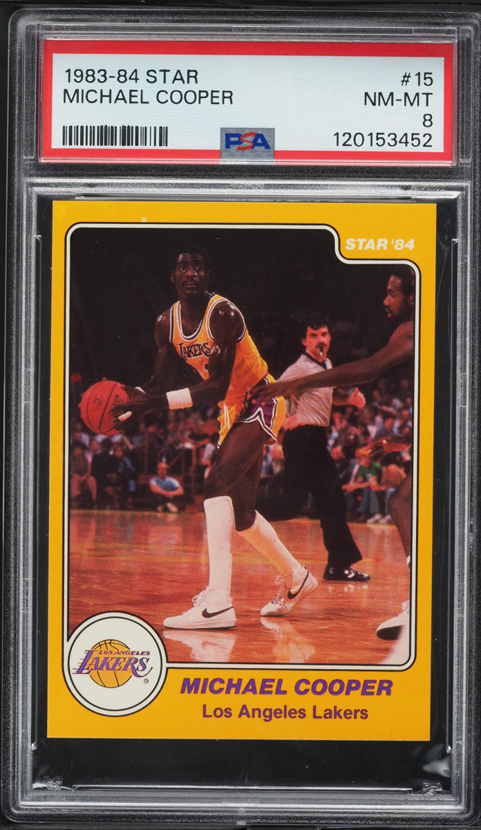 1983 Star Basketball Michael Cooper SHORT PRINT #15 PSA 8 NM-MT