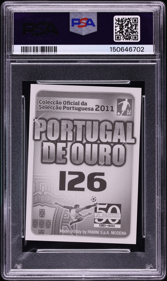 2011 Panini Portugal De Ouro Cristiano Ronaldo #126 PSA 10 GEM MINT