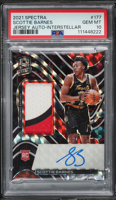 2021 Panini Prizm Mojo Scottie Barnes ROOKIE /25 #320 PSA 9 MINT