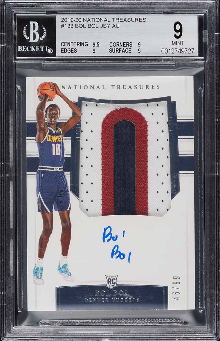 2019 National Treasures Platinum Daniel Jones ROOKIE NFL SHIELD