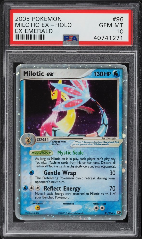 2005 Pokemon EX Emerald Holo Milotic ex #96 PSA 10 GEM MINT