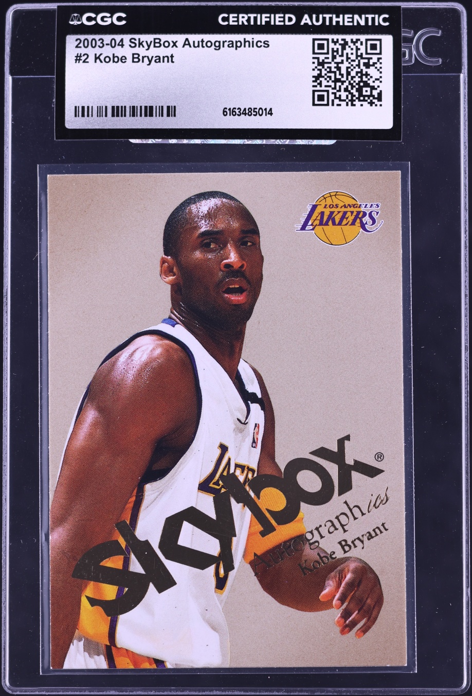 2003 Skybox Autographics Kobe Bryant #2 CGC AUTH