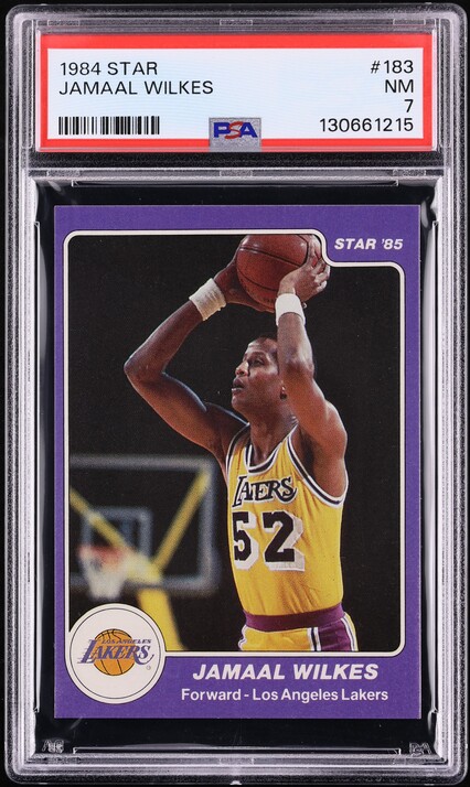 1984 Star Basketball Jamaal Wilkes #183 PSA 7 NRMT