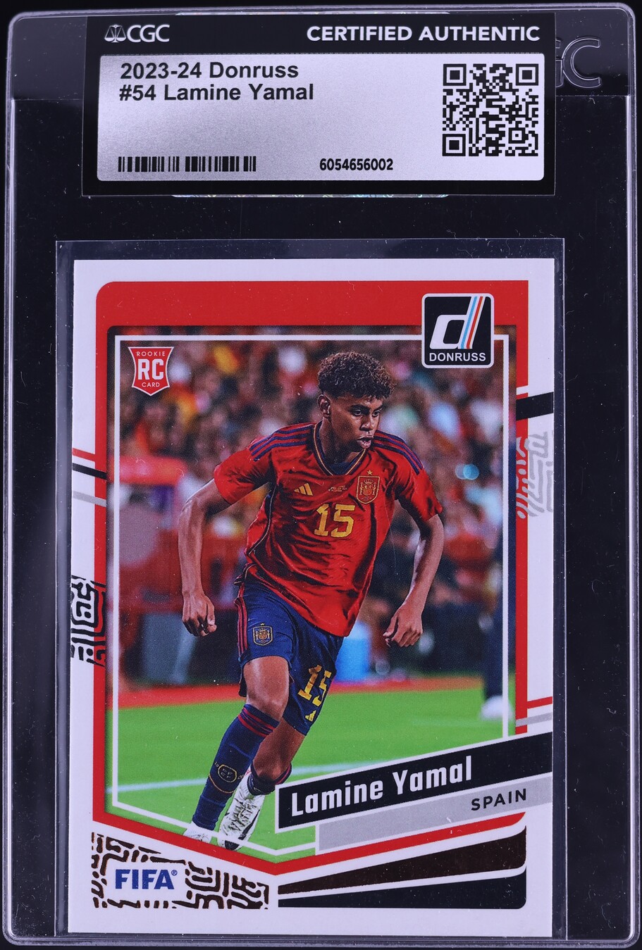 2023 Donruss FIFA Lamine Yamal ROOKIE #54 CGC AUTH