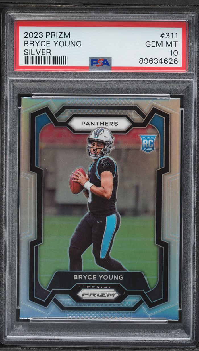 2023 Panini Prizm Silver Bryce Young ROOKIE #311 PSA 10 GEM MINT