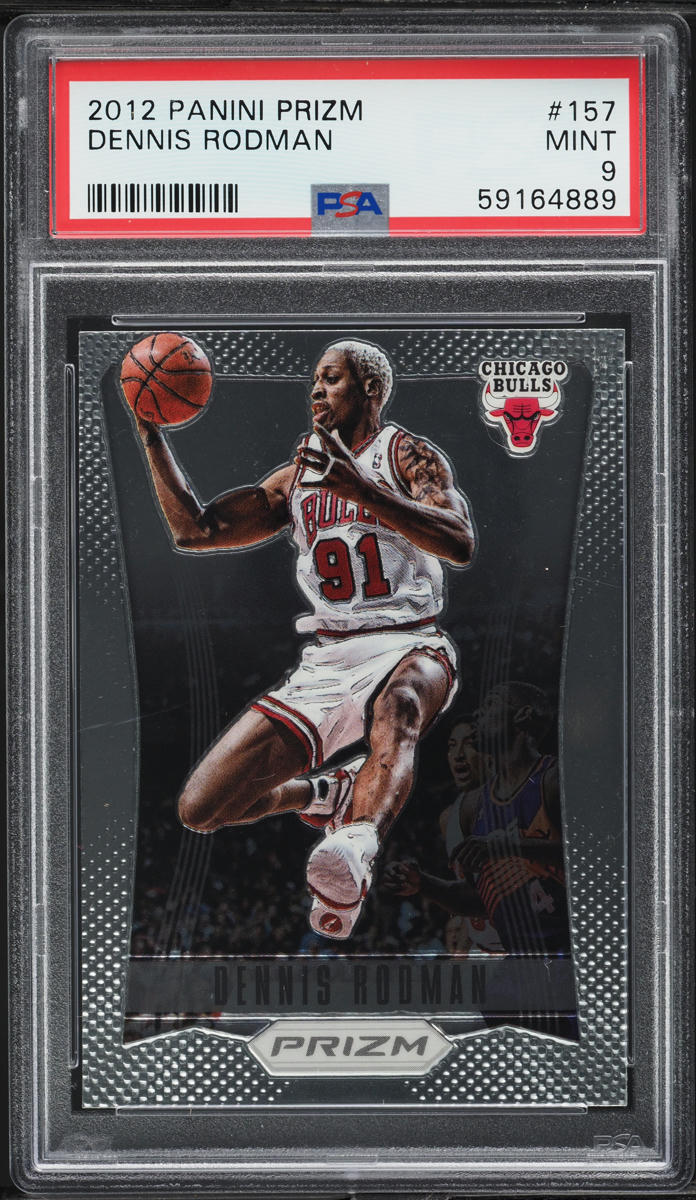 2012 Panini Prizm Dennis Rodman #157 PSA 9 MINT