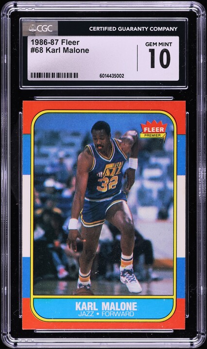 その他 fleer86 87 karl malone rc!!  mint fleer86 87 karl malone rc!! mint