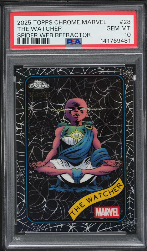 2025 Topps Chrome Marvel Clawed Superfractor Spider-Man 1/1 #101