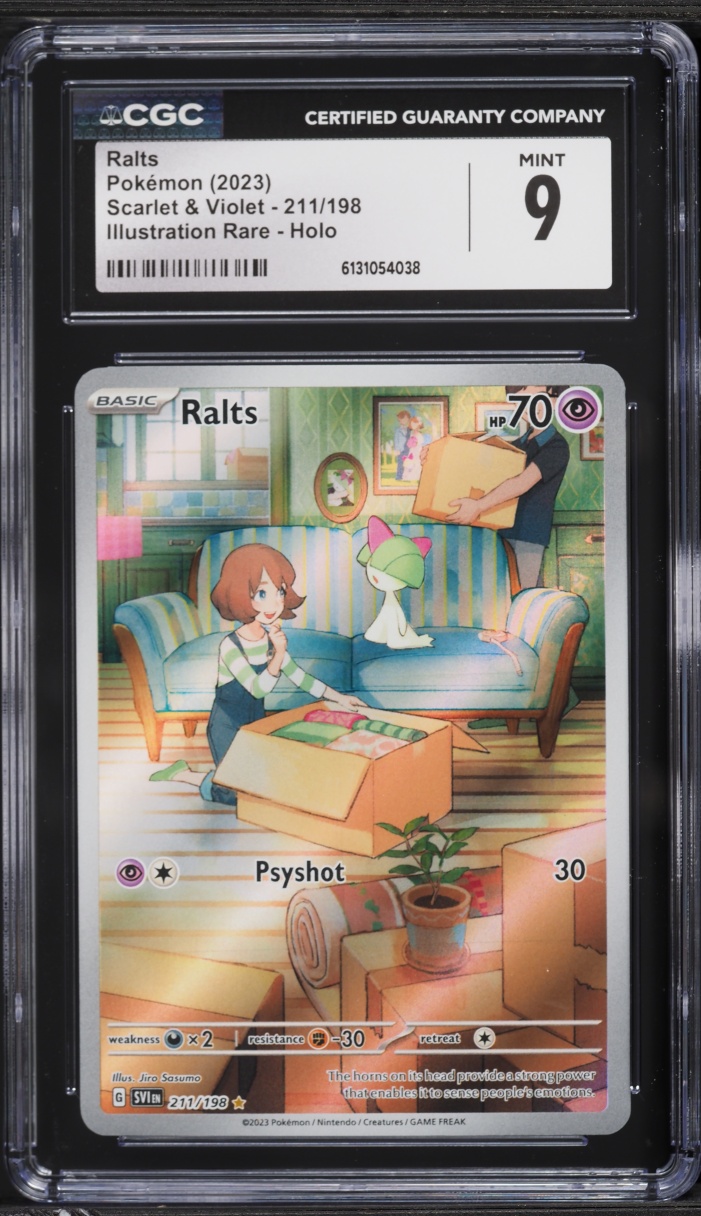 2023 Pokemon Scarlet & Violet IR Ralts #211 CGC 9 MINT