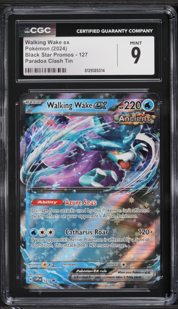 2024 Pokemon Scarlet & Violet Promo Paradox Clash Walking Wake EX #127 CGC 9 MINT