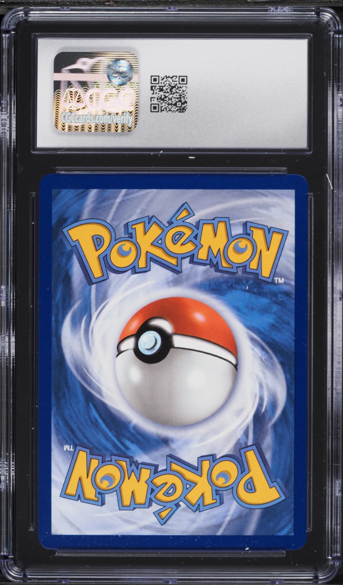 2025 Pokemon Mega Phantasmal Flames Full Art Sacred Charm #122 CGC 8 NM-MT