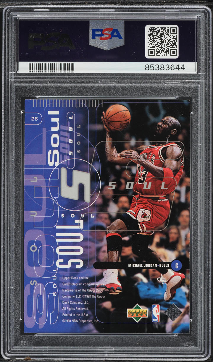 1998 Upper Deck Basketball Michael Jordan #26 PSA 9 MINT