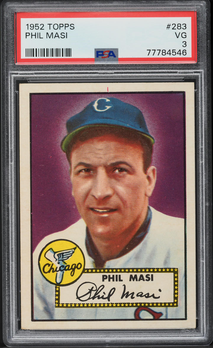 1952 Topps Phil Masi #283 PSA 3 VG