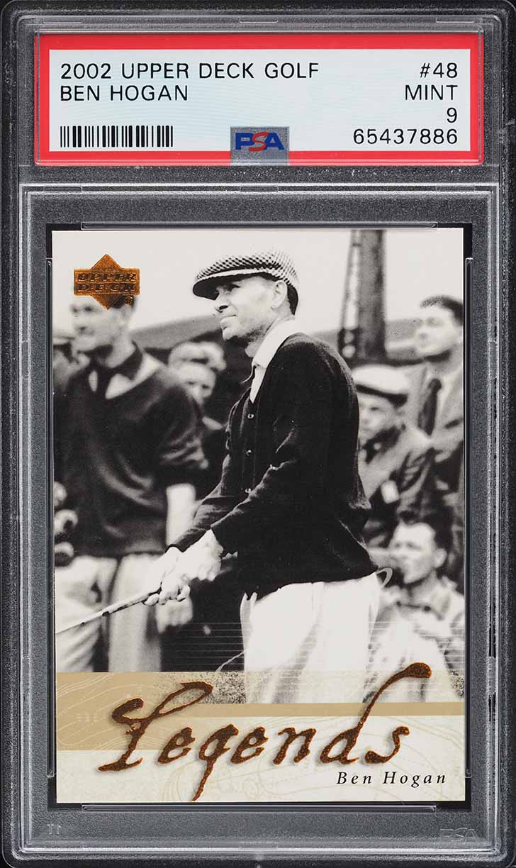2002 Upper Deck Golf Ben Hogan #48 PSA 9 MINT
