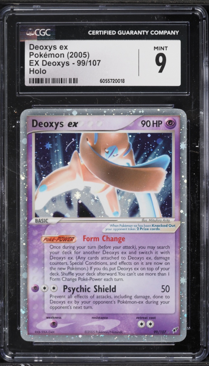 2005 Pokemon EX Holo Deoxys ex #99 CGC 9 MINT