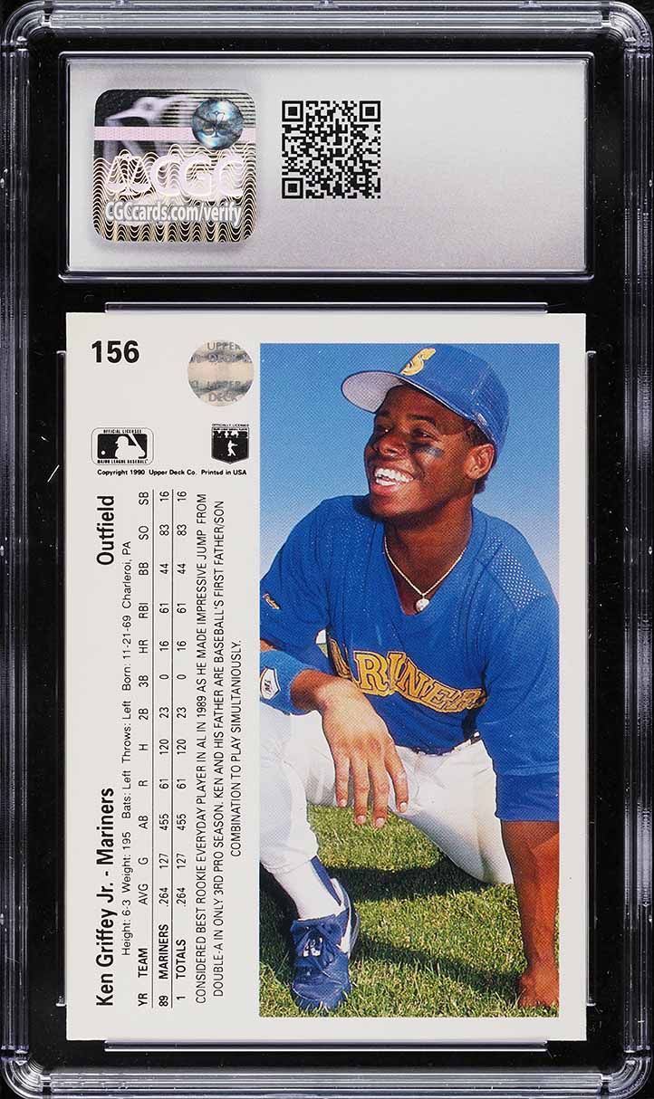 1990 Upper Deck Ken Griffey Jr. #156 CGC 9 MINT