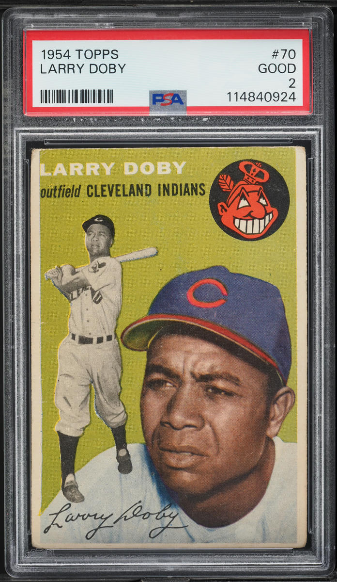 1954 Topps Larry Doby #70 PSA 2 GD