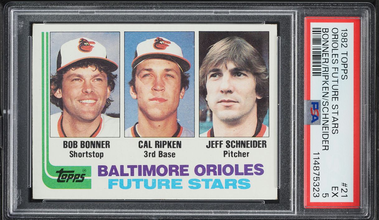 1982 Topps Cal Ripken Jr. ROOKIE #21 PSA 5 EX