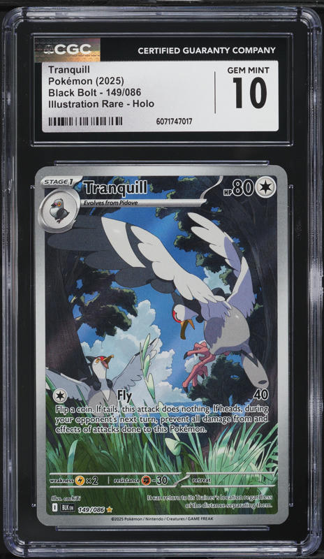 2025 Pokemon Japanese SV Black Bolt AR Larvesta #103 CGC 10