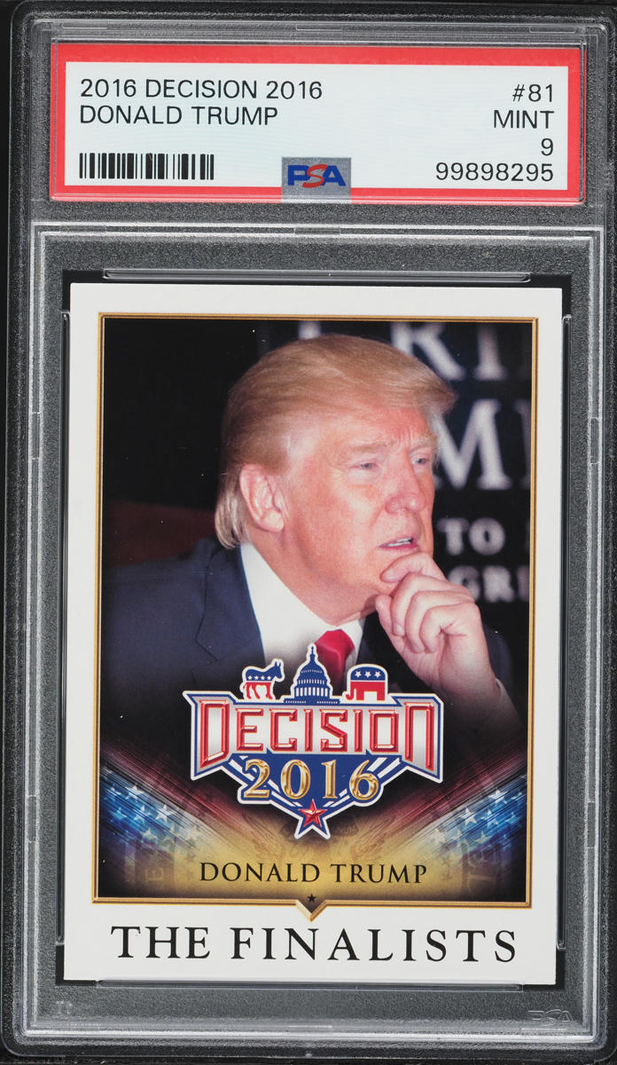 2016 Decision '16 Donald Trump #81 PSA 9 MINT