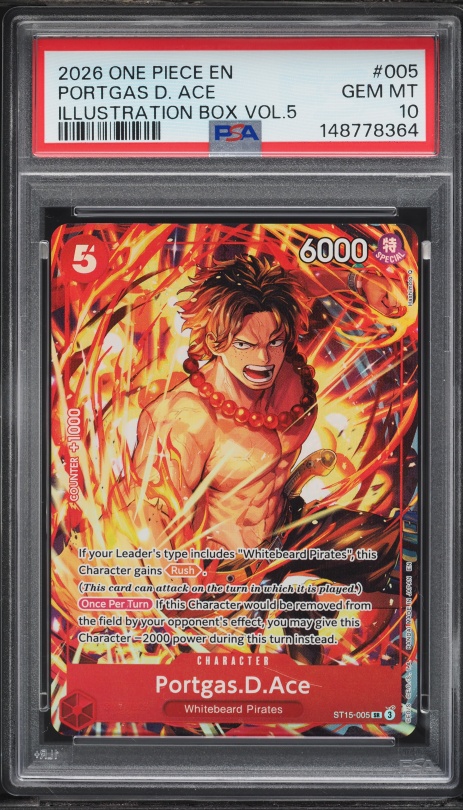 2025 One Piece Japanese Promo Saikyo Jump October Portgas D. Ace
