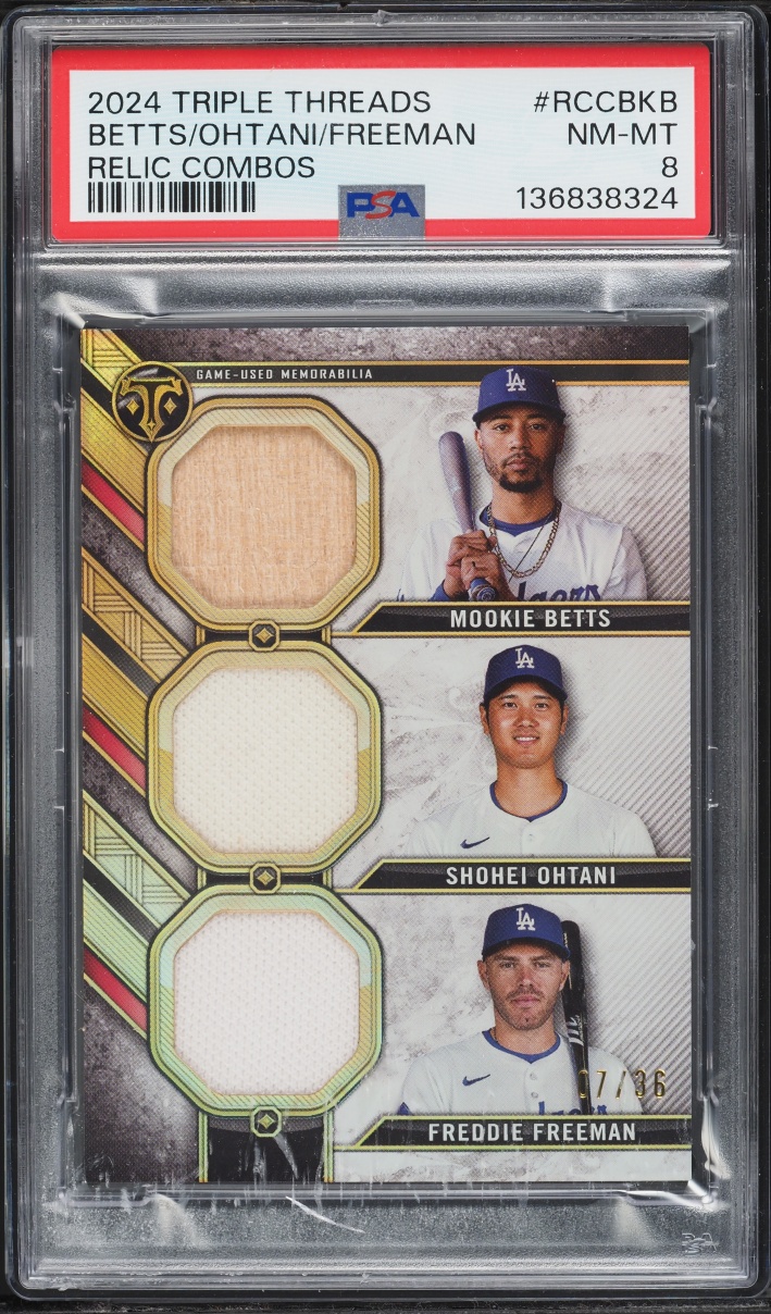2024 Topps Triple Threads Mookie Betts Shohei Ohtani Freddie Freeman ...