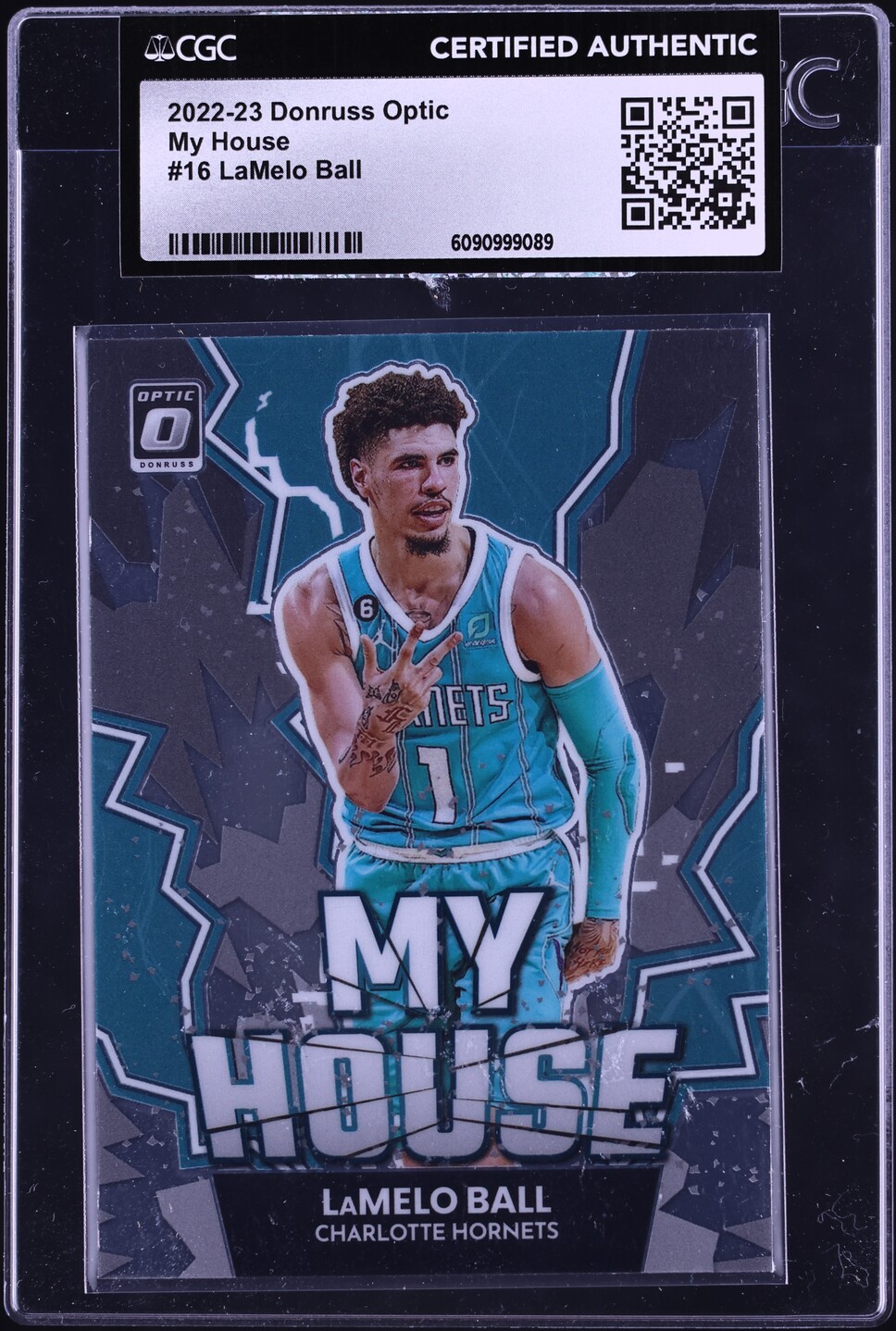 2022 Donruss Optic My House LaMelo Ball #16 CGC AUTH