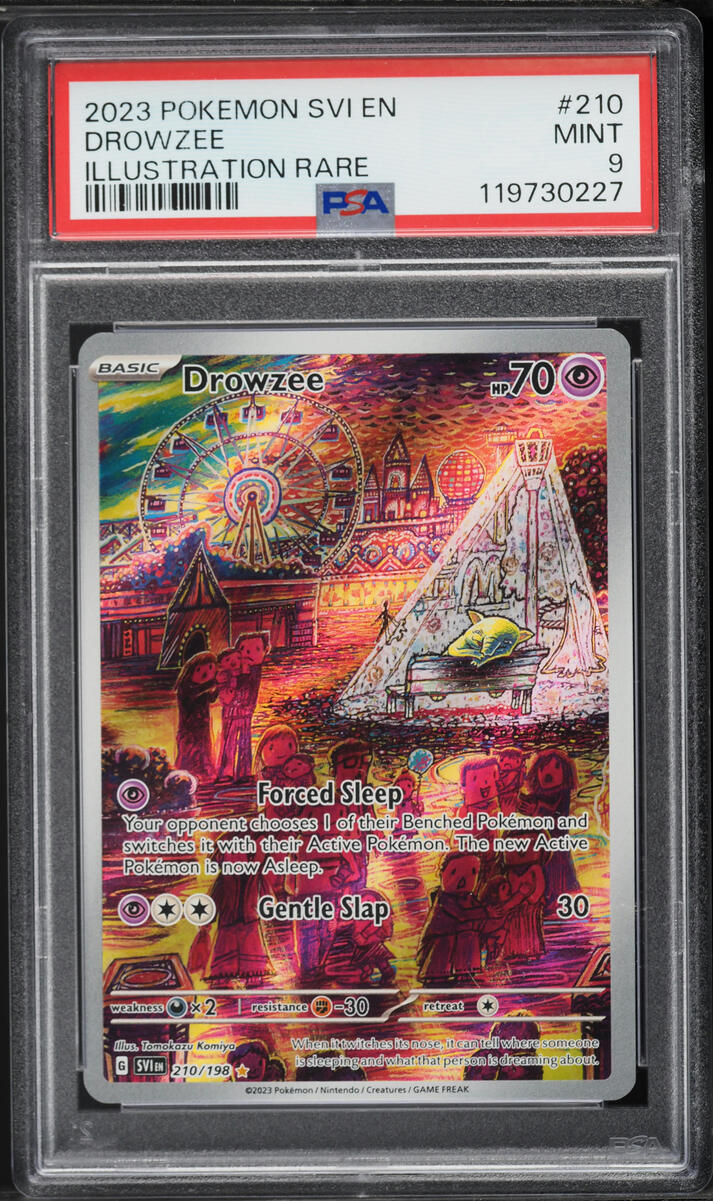 2023 Pokemon Scarlet & Violet IR Drowzee #210 PSA 9 MINT
