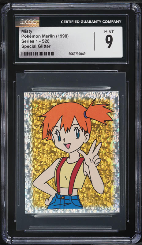 1999 Topps Pokemon Series 1 Third Print Silver Foil Misty #TV3 CGC