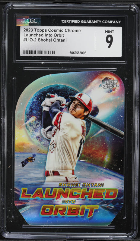 2023 Topps Cosmic Chrome Extraterrestrial Blue Moon Shohei Ohtani