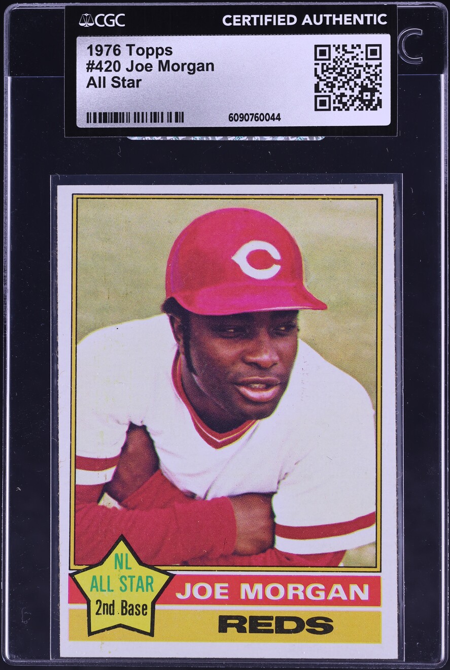 1976 Topps Joe Morgan ALL STAR #420 CGC AUTH