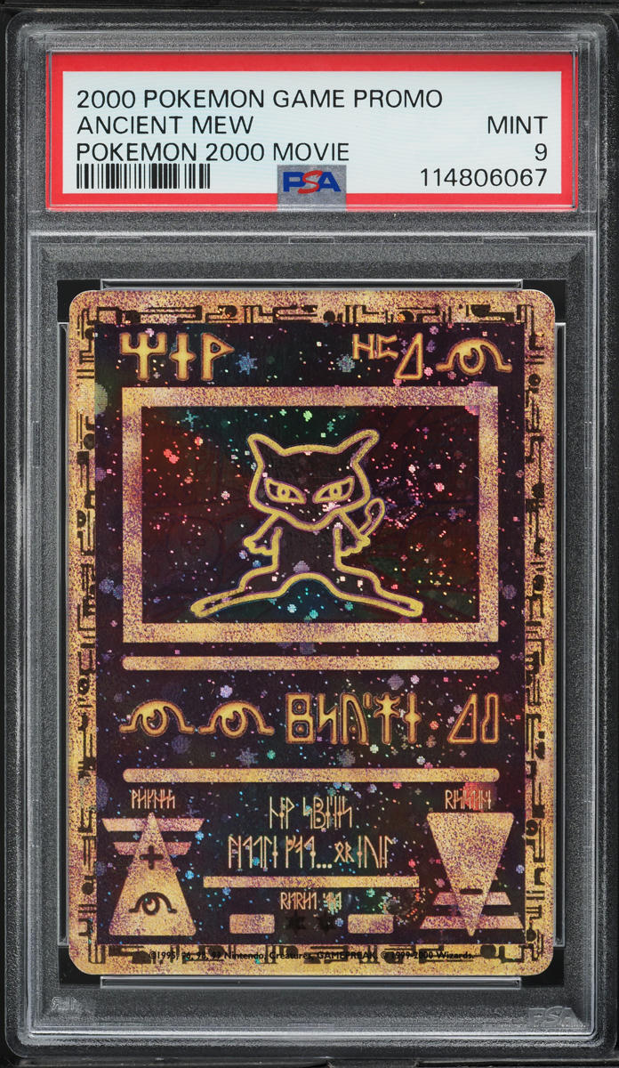 2000 Pokemon Movie Promo Holo Ancient Mew PSA 9 MINT