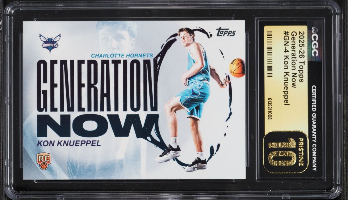 2025 Topps Generation Now Kon Knueppel ROOKIE #GN-4 CGC 10 PRISTINE