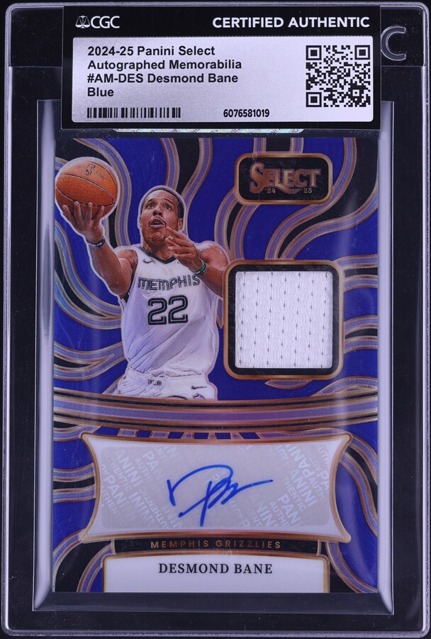 2024 Topps Chrome Sky-Light Orange Geometric Desmond Bane AUTO /25