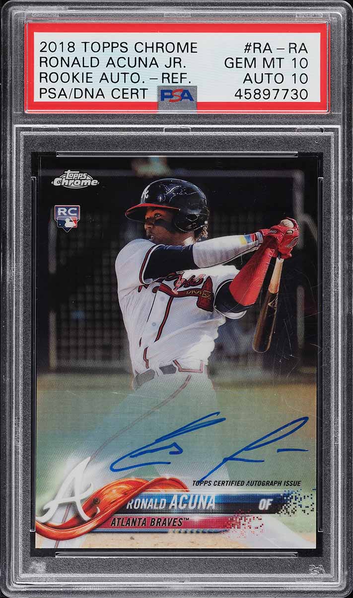 2018 Topps Silver Pack '83 Chrome Promo Ronald Acuna Jr