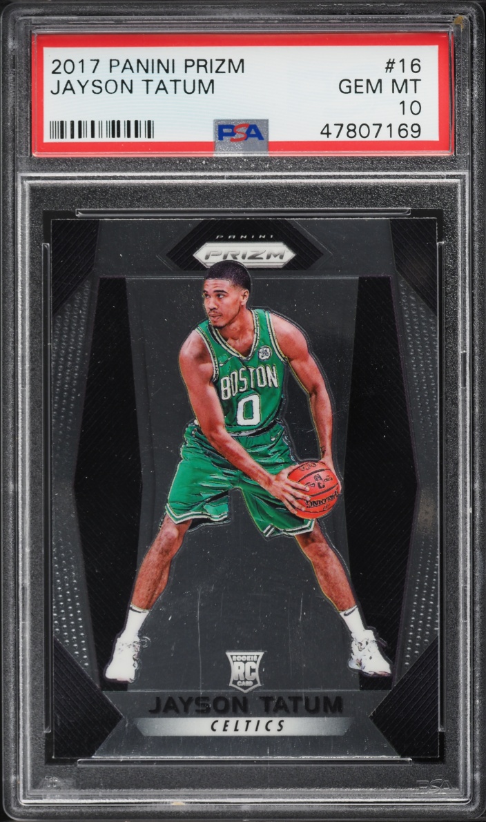 2017 Panini Prizm Jayson Tatum ROOKIE #16 PSA 10 GEM MINT