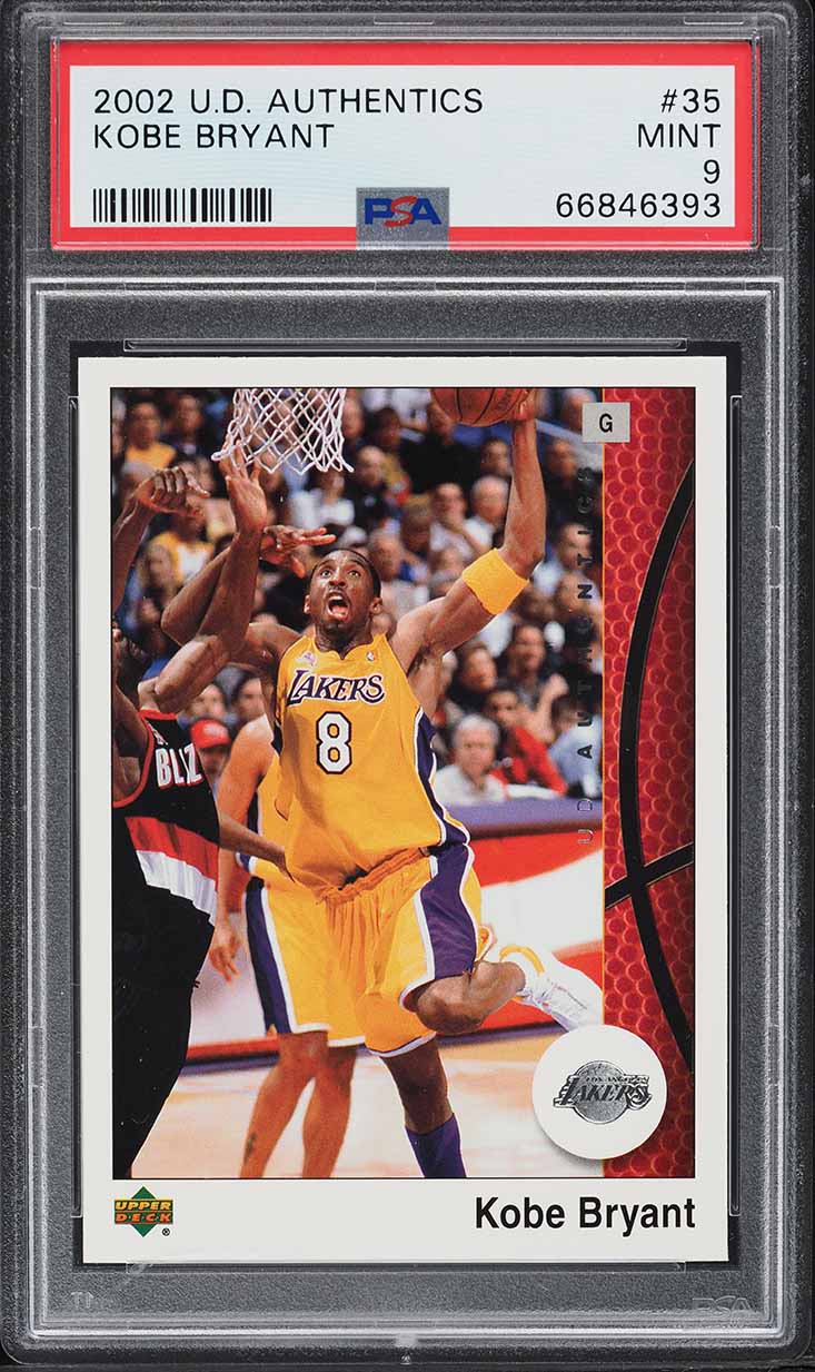 2002 Upper Deck Authentics Kobe Bryant #35 PSA 9 MINT