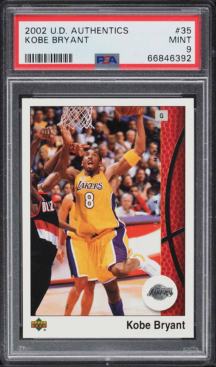 2002 Upper Deck Authentics Kobe Bryant #35 PSA 9 MINT