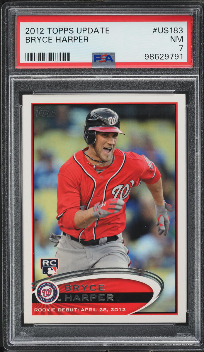 2012 Topps Update Bryce Harper ROOKIE #US183 PSA 7 NRMT