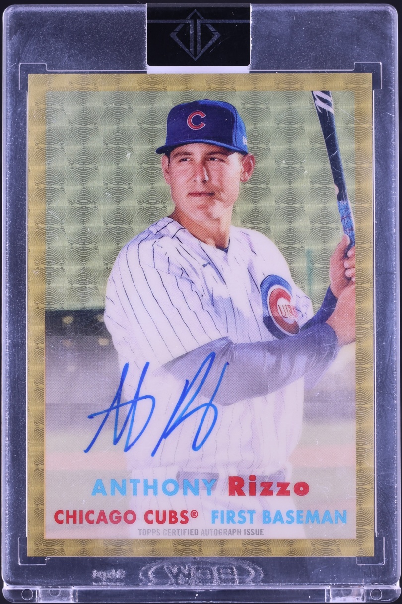 2021 Topps Transcendent Collection '57 Superfractor Anthony Rizzo AUTO 1/1 #57SFA-ARI