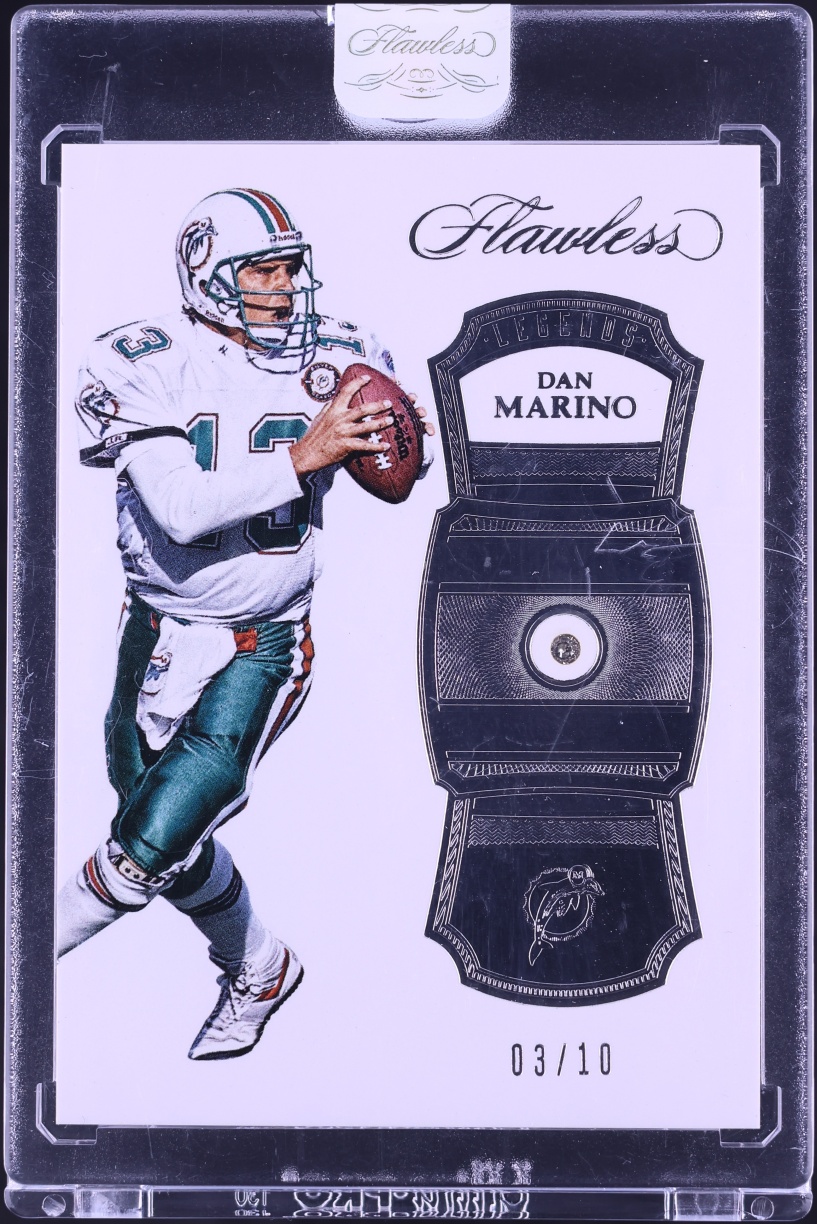 2017 Panini Flawless Legends Diamond Gems Dan Marino /10 #116