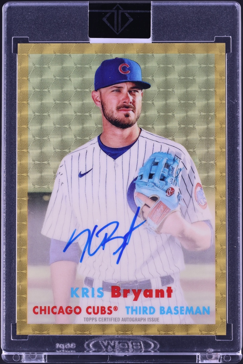 2021 Topps Transcendent Collection '57 Superfractor Kris Bryant AUTO 1/1 #57SFA-KB
