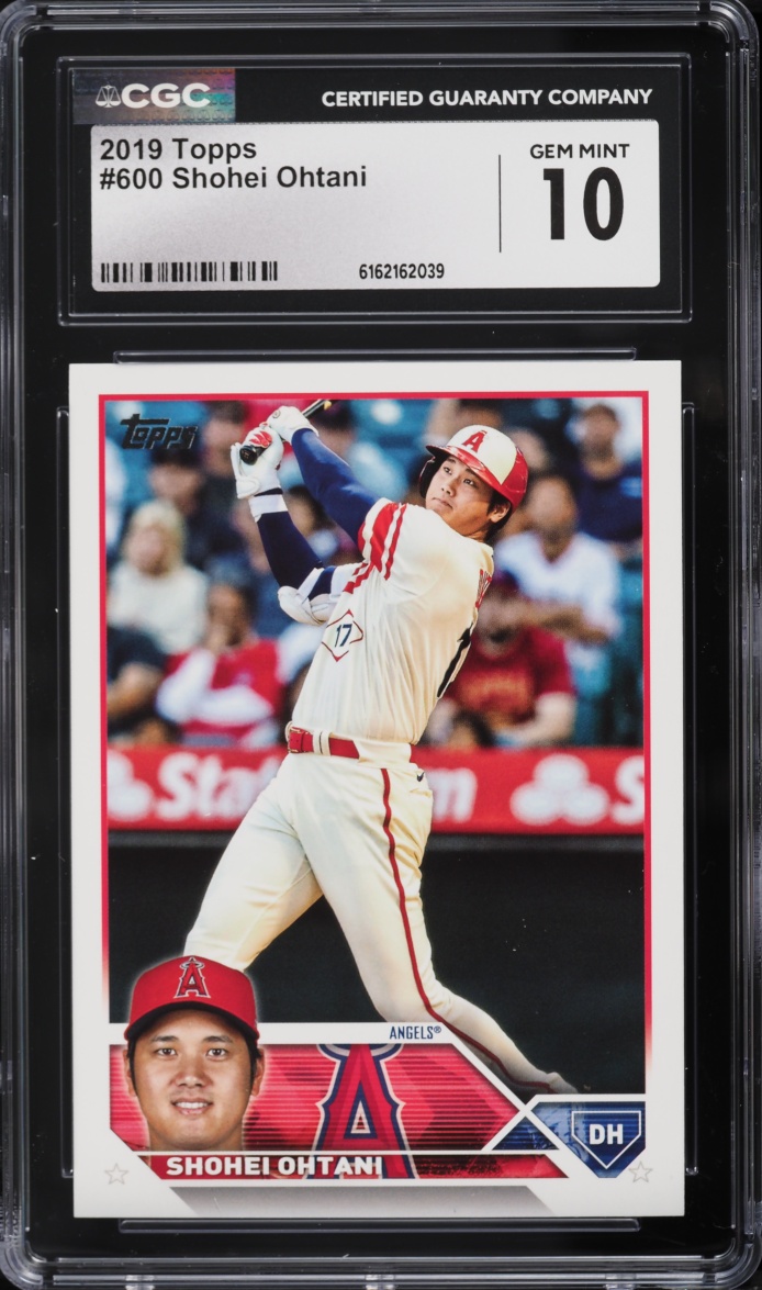2019 Topps Shohei Ohtani #600 CGC 10 GEM MINT