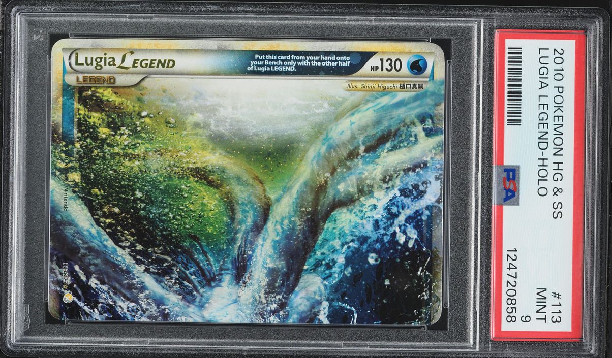 2010 Pokemon HeartGold & SoulSilver Holo Lugia Legend #113 PSA 9 MINT