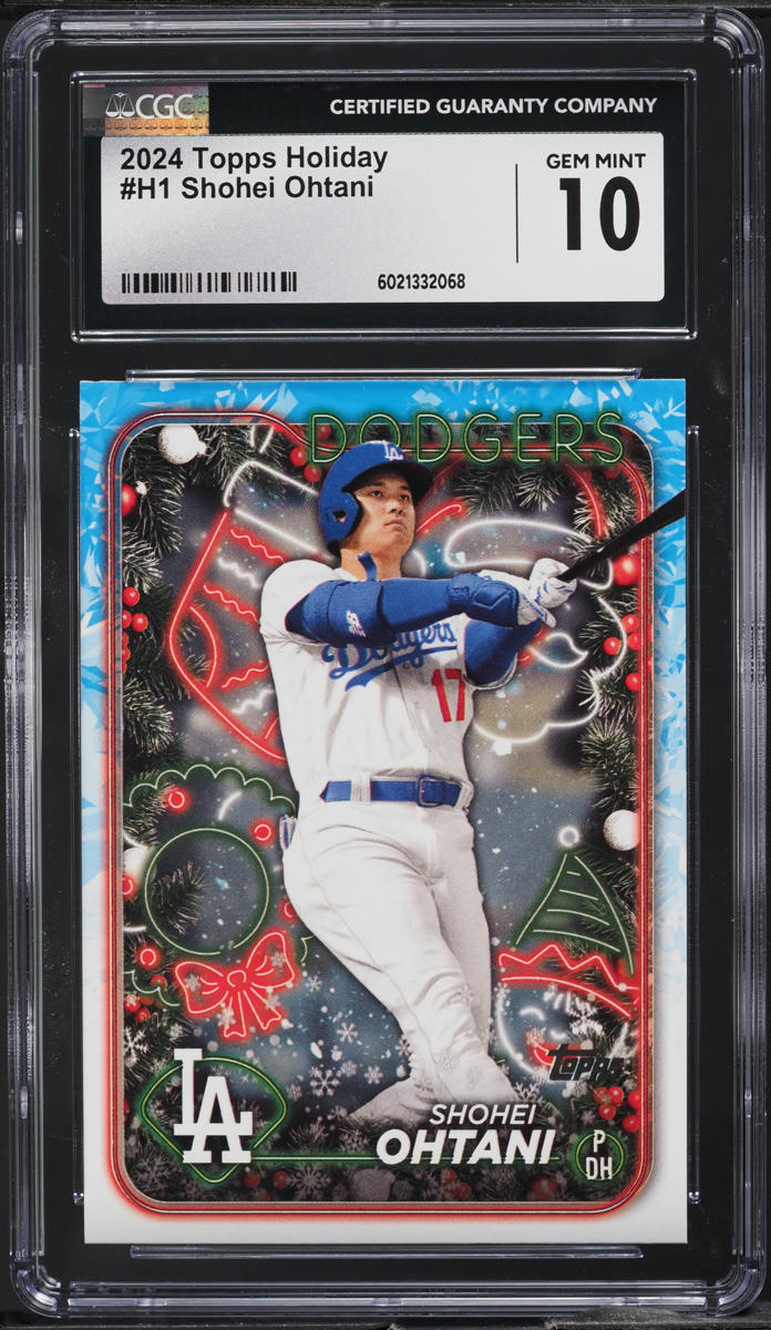 2024 Topps Holiday Shohei Ohtani #H1 CGC 10 GEM MINT